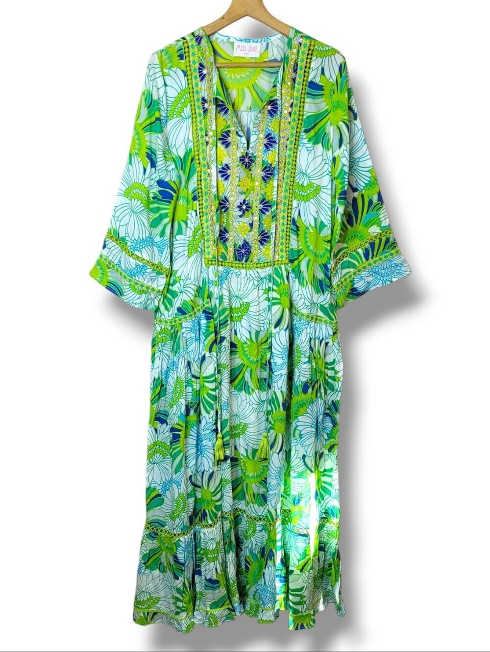 Miss June Paris Floral Maxi Dress